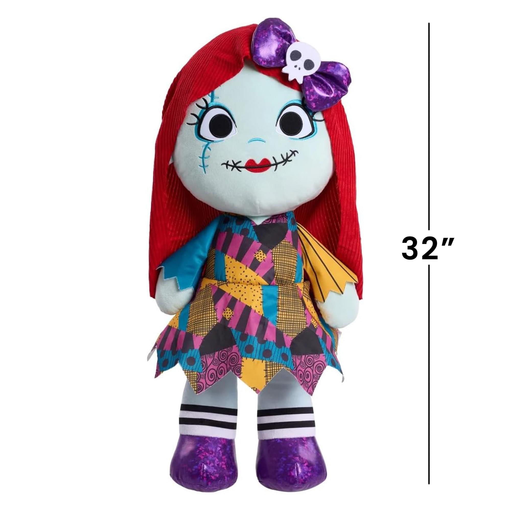 Alt View 3. Disney - Nightmare Before Christmas Jumbo 32 Inch Plush | Sally - Red.