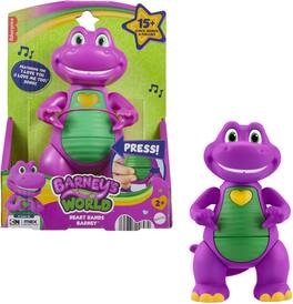 Fisher Price - Barney's World: Heart Hands Barney Musical Figure - Collectibles - Multicolor