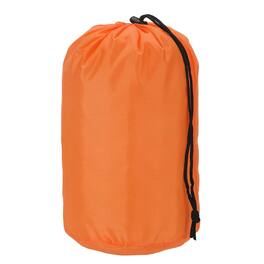 Unique Bargains - Stuff Sack, Nylon Waterproof Storage Sack, Portable Drawstring Dry Bag with Toggle, 7x13Inch, for Camping - Orange