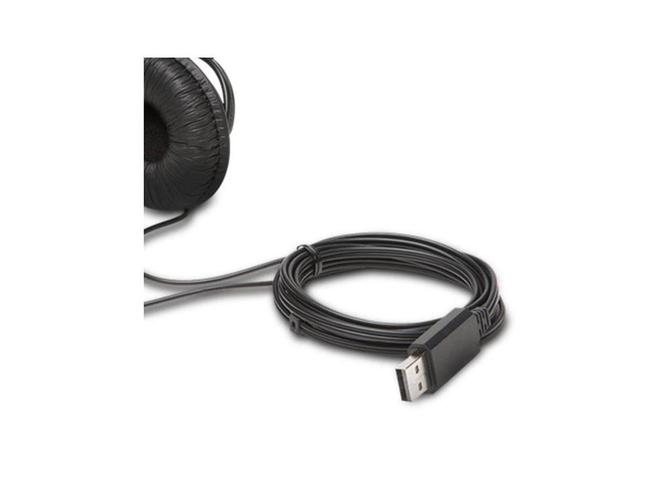 Alt View 8. Kensington - HI-FI USB HEADPHONES - Red.