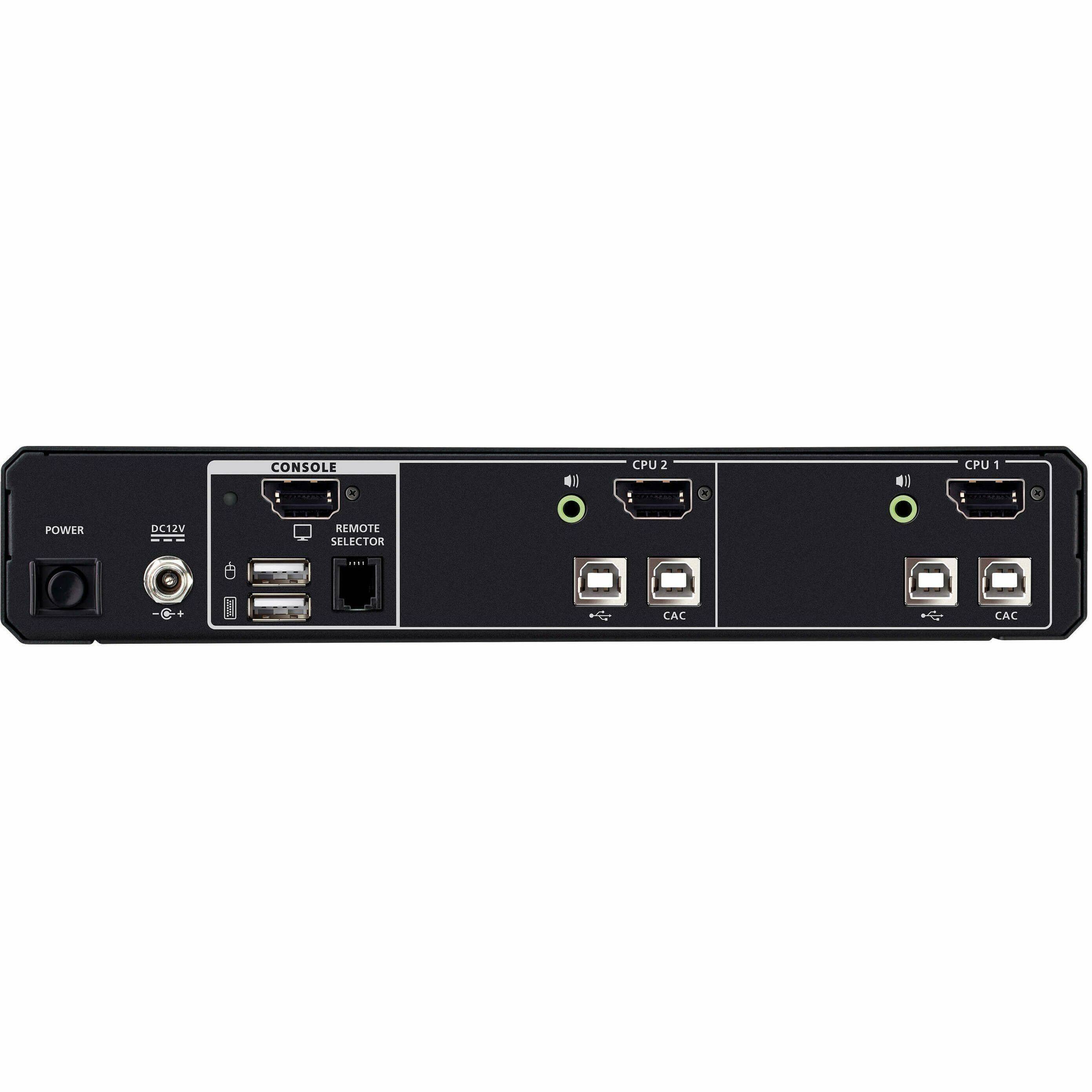 CONSOLE  
CPU 2  
CPU 1  
-  
POWER  
DC12V  
REMOTE SELECTOR  
-  
CAC  
+  
CAC