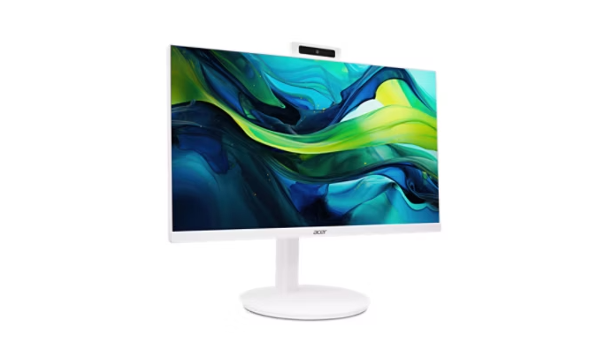 Left. Acer - Aspire C27-2G-UR13 27" All-in-One Desktop FHD IPS LED AMD Ryzen 7 5700U 16GB 1TB SSD.