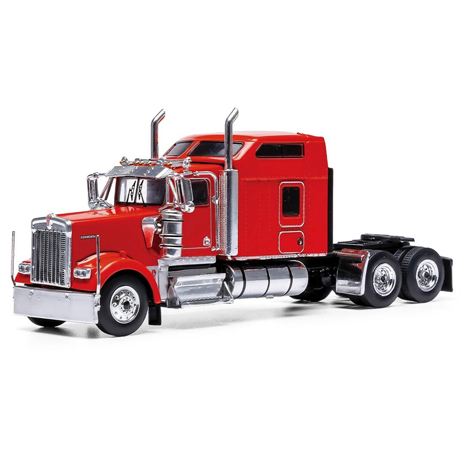 Alt View 1. IXO - 1990 Kenworth W900 Truck Tractor Red 1/64 Diecast Model by IXO Models.