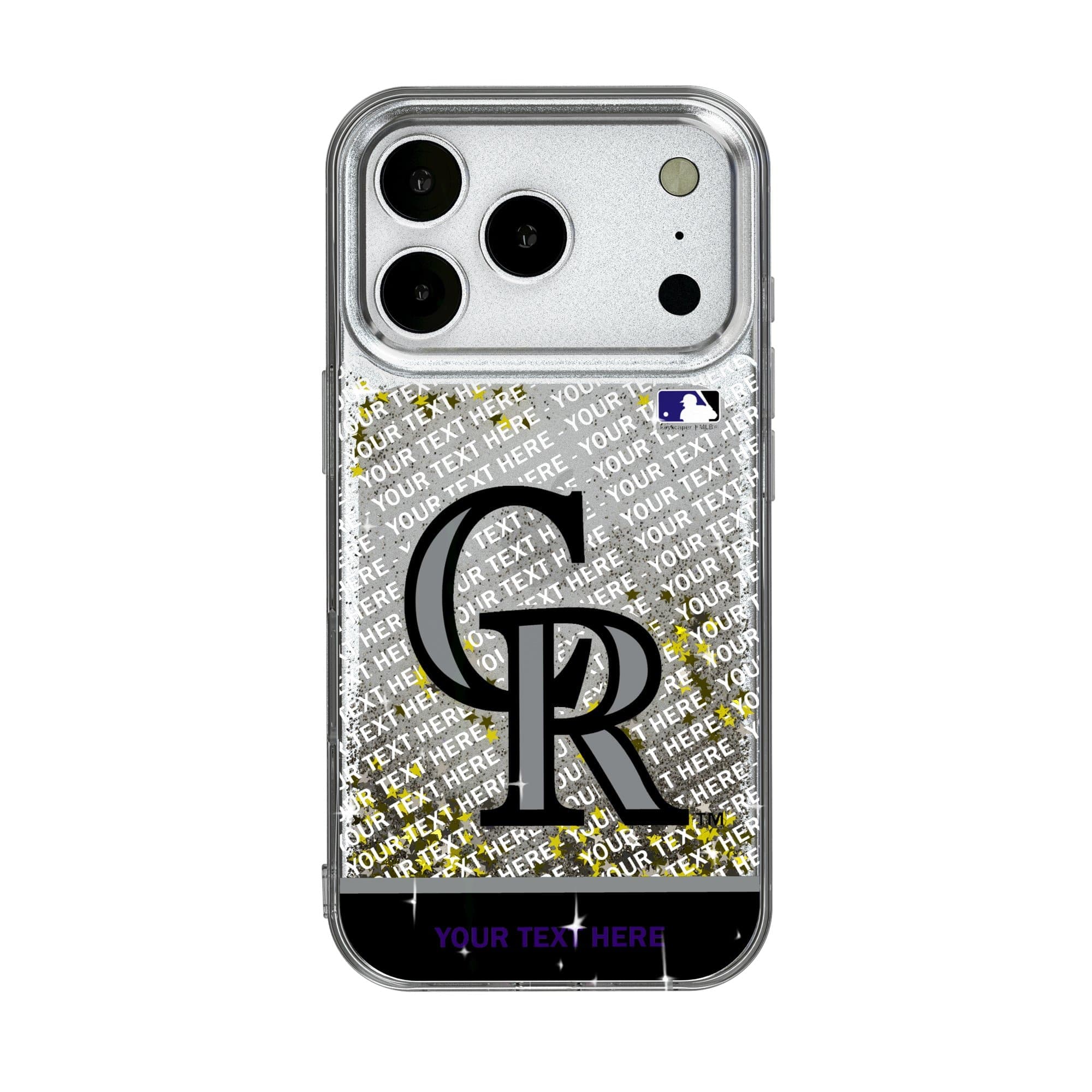 Keyscaper - MLB - Colorado Rockies iPhone Personalized Glitter Case - 13 - Multicolor price history on PriceWatchPro