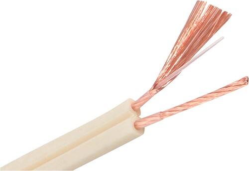 Angle Standard. Monster - 200' Compact In-Wall Speaker Cable - Pink.