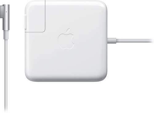 Front. Apple - 45W MagSafe Power Adapter for MacBook® Air - White.