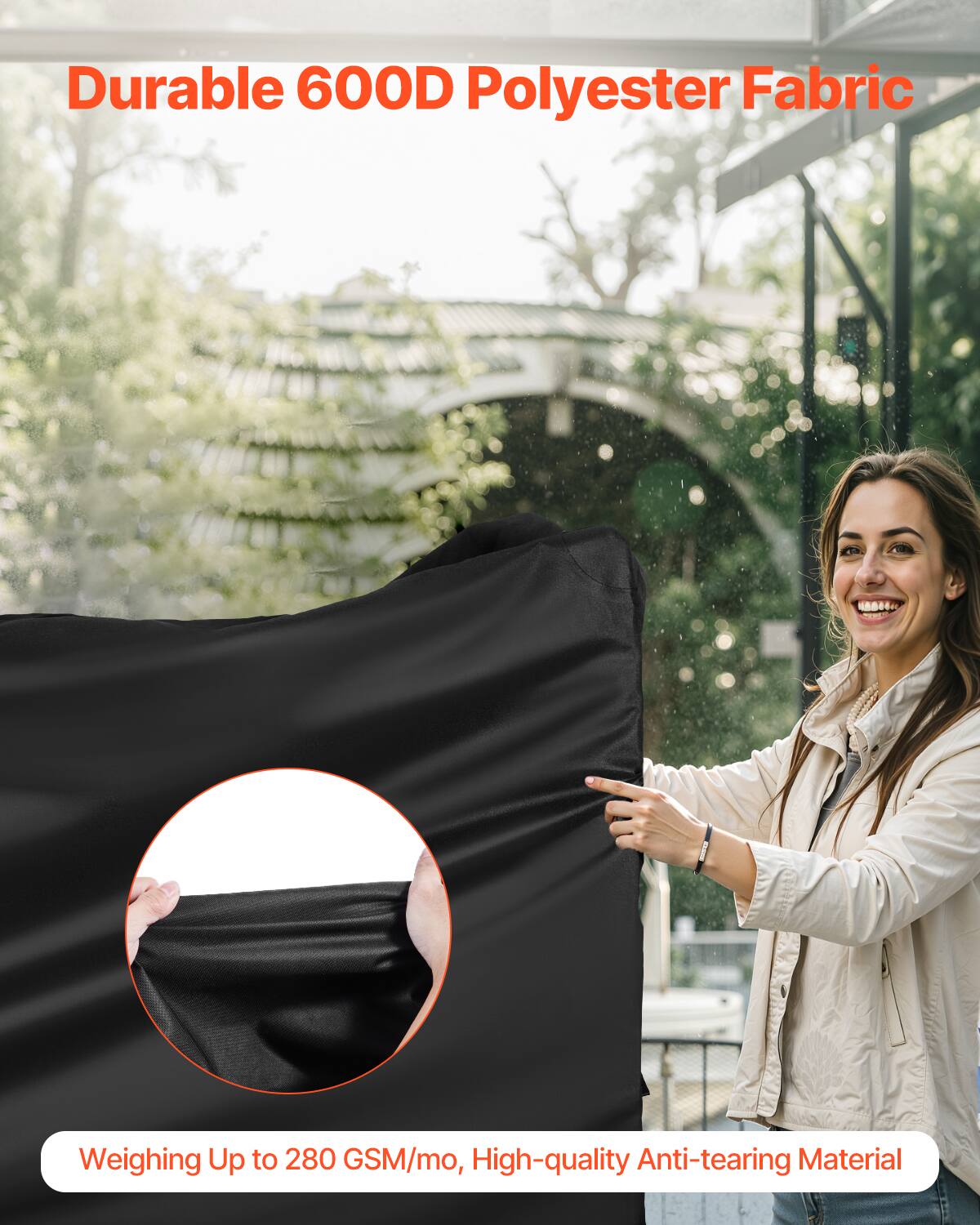 Durable 600D Polyester Fabric

Weighing Up to 280 GSM/mo, High-quality Anti-tearing Material