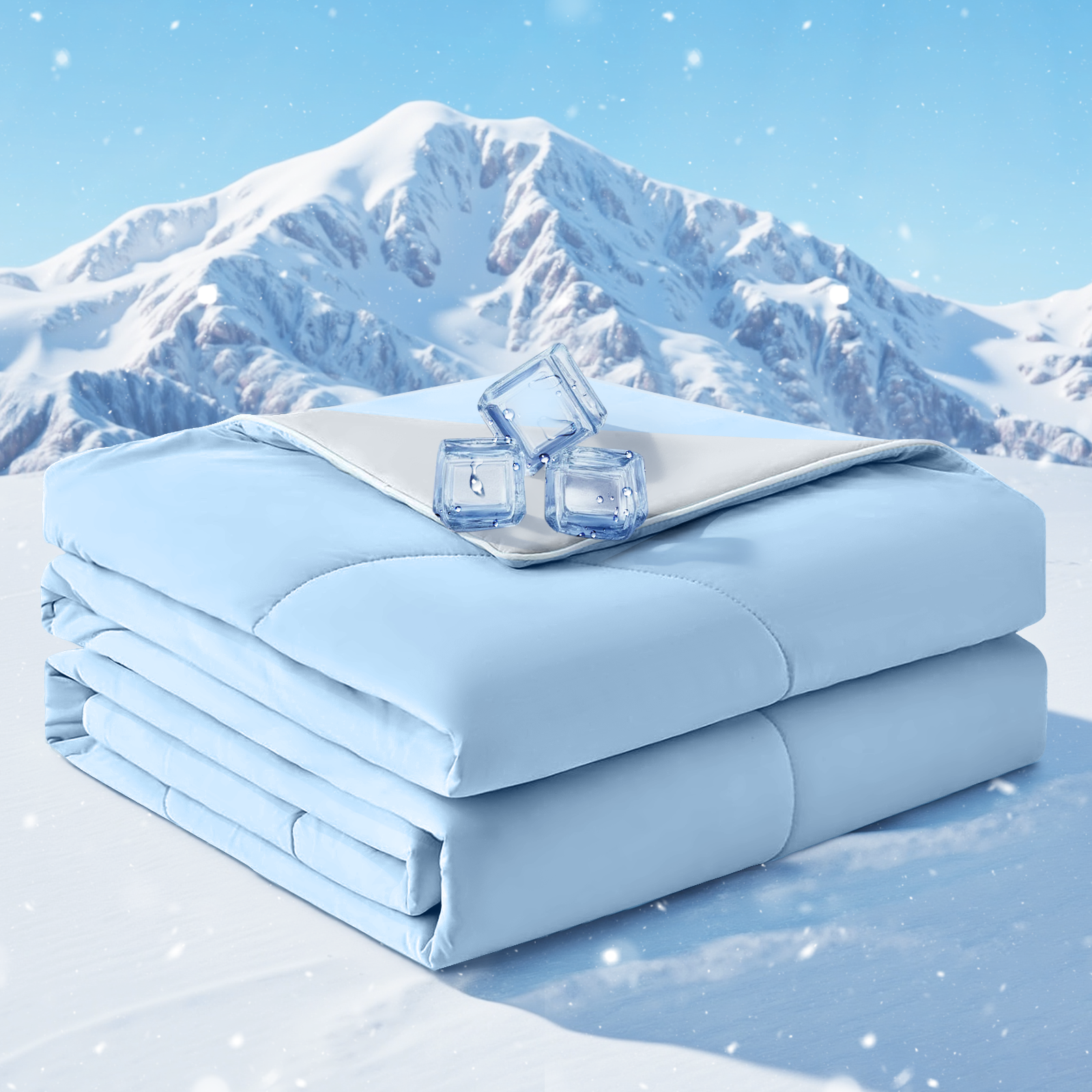 専用二台購入ページ Cooling Blanket for Hot Sleepers, King/Cal Size Lightweight