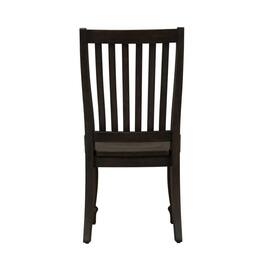 Liberty Furniture Industries - Harvest Home Slat Back Side Chair (RTA) in Chalkboard - Black