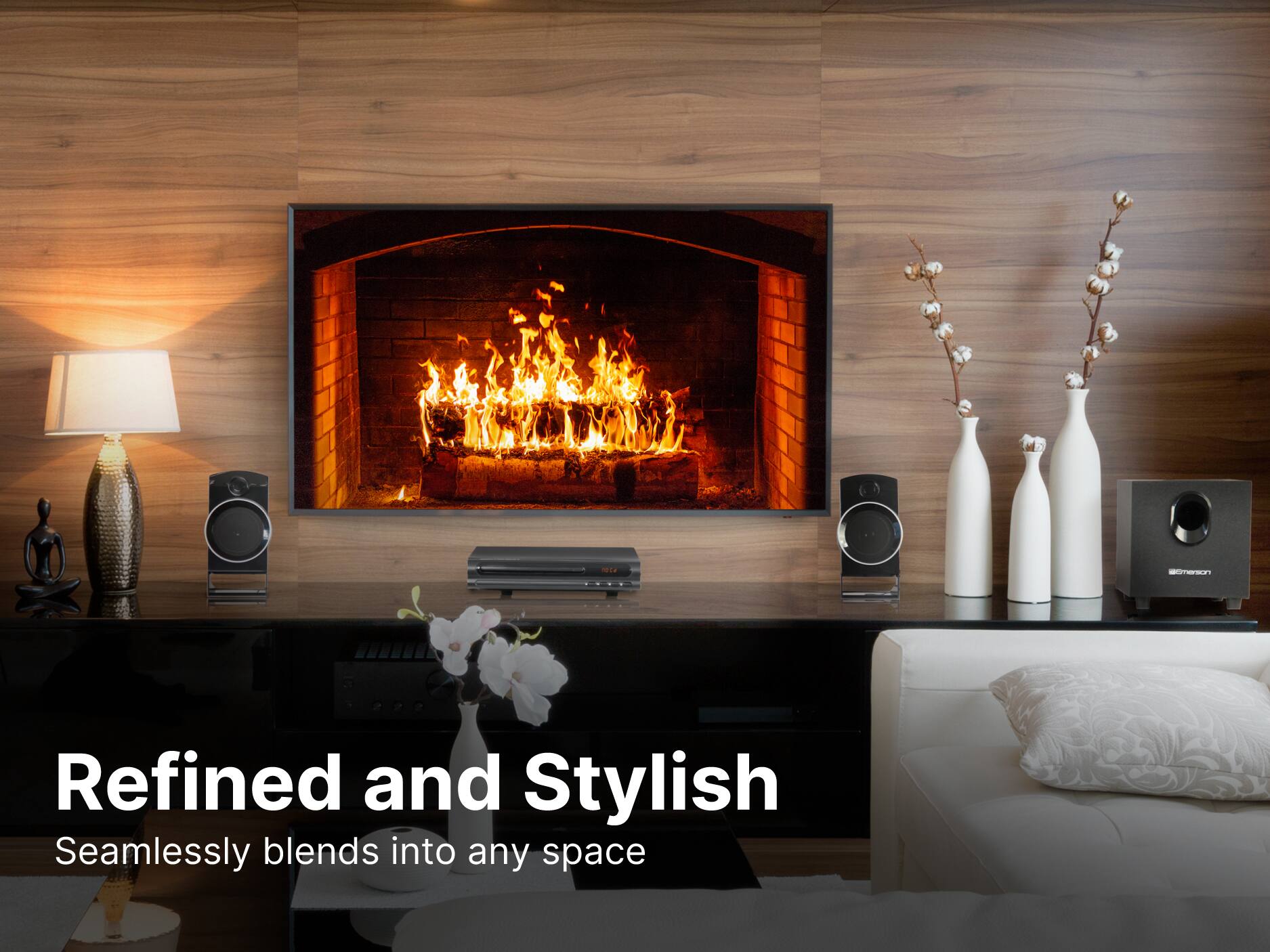 Refined and Stylish
Seamlessly blends into any space