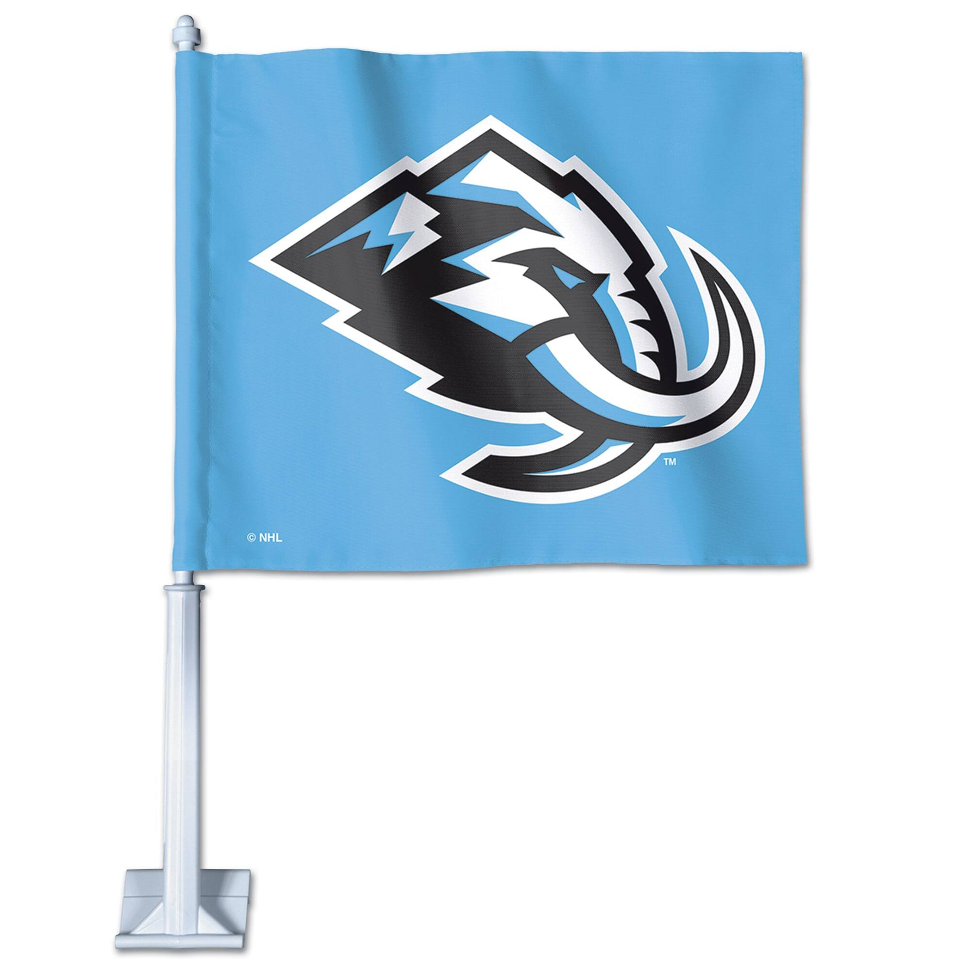 Front. WinCraft - Utah Mammoth Double-Sided Car Flag - Multicolor.
