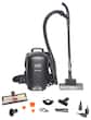Atrix - HEPA Canister Vacuum - Black - Larger Front