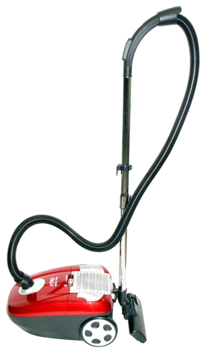 Atrix - HEPA Canister Vacuum - Red - Larger Front