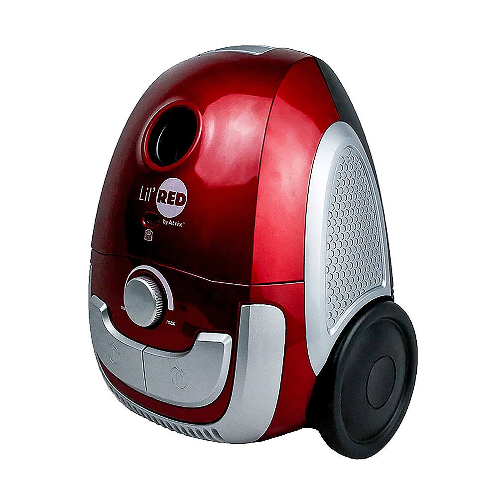 Angle. Atrix - Lil' Red Canister Vacuum - Red.