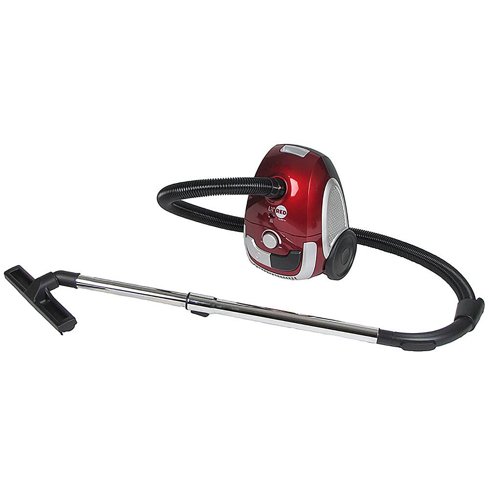 Left. Atrix - Lil' Red Canister Vacuum - Red.