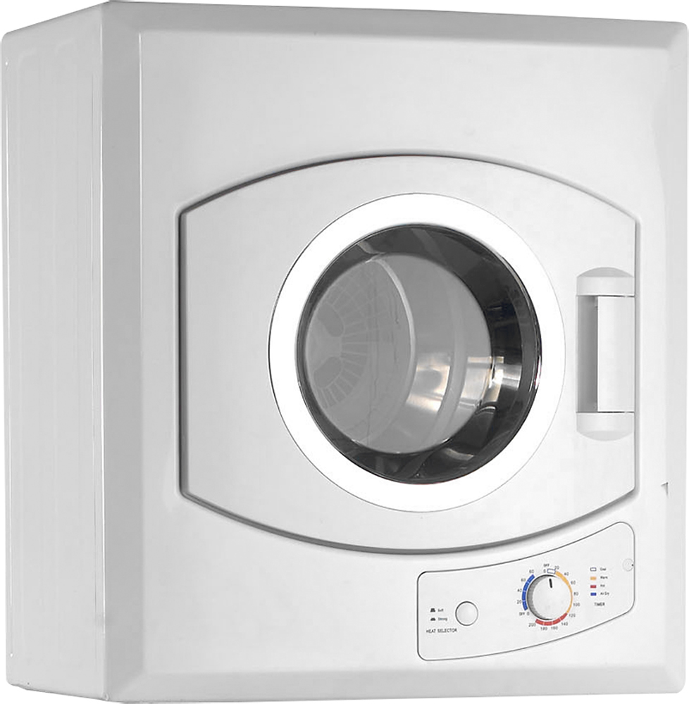 Best Buy: Avanti 2.6 Cu. Ft. 5-Cycle Compact Electric Dryer White D110-1IS