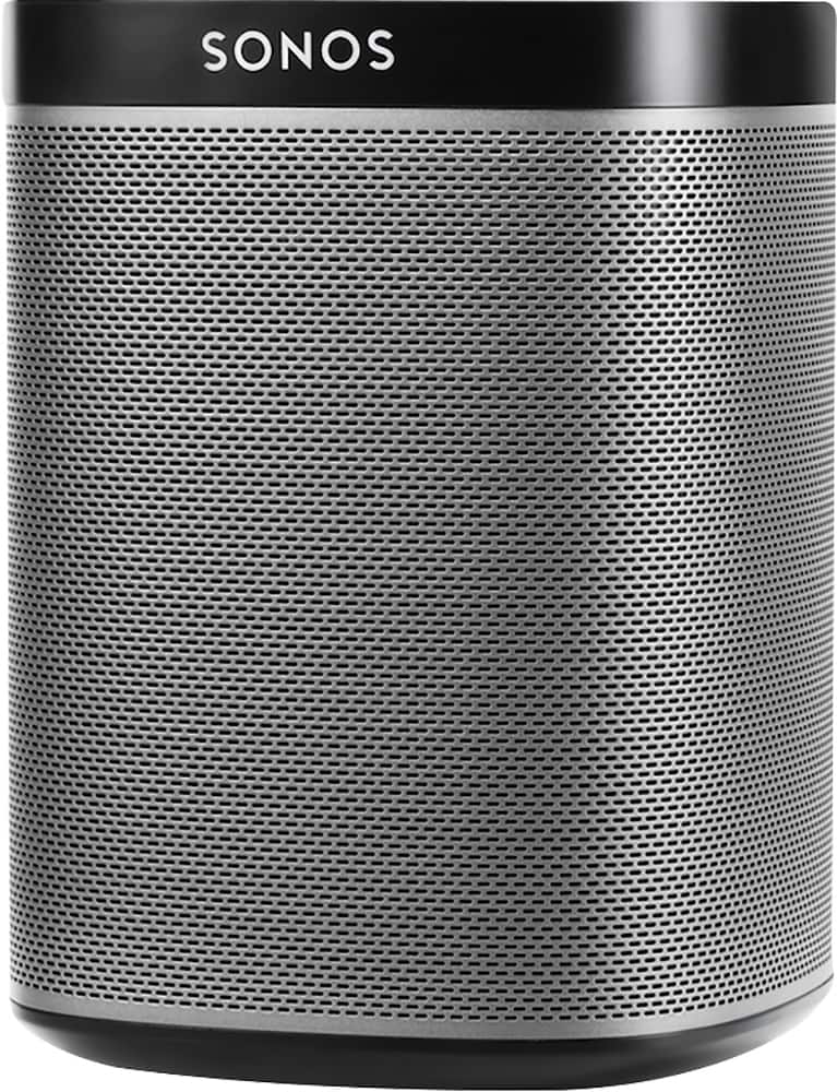 Left. Sonos - Play:1 Wireless Smart Speaker for Streaming Music - Black.