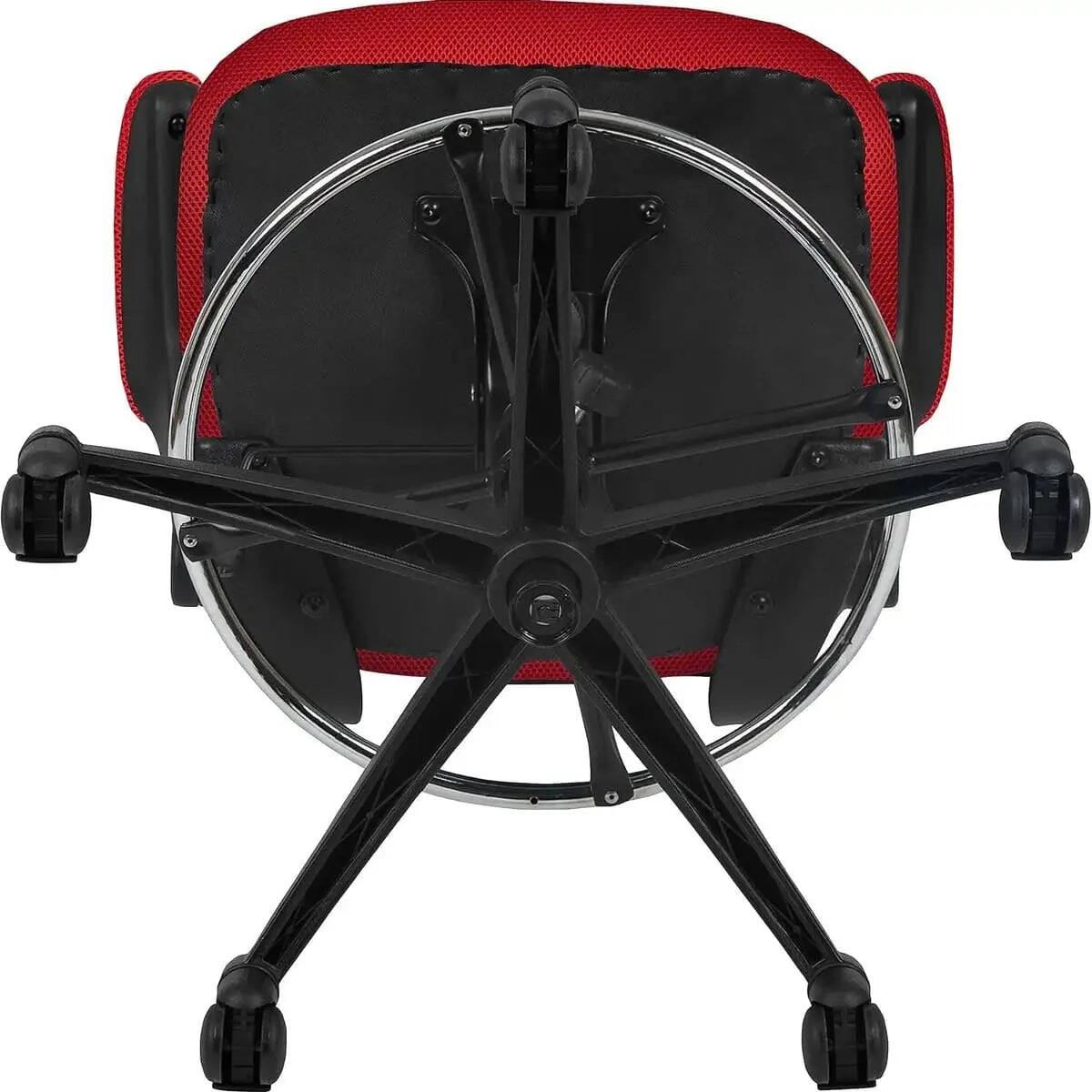 Alt View 4. Platinum-Level - Ergonomic Mesh Office Chair with Flip-Up Armrests and Adjustable Height - Black.