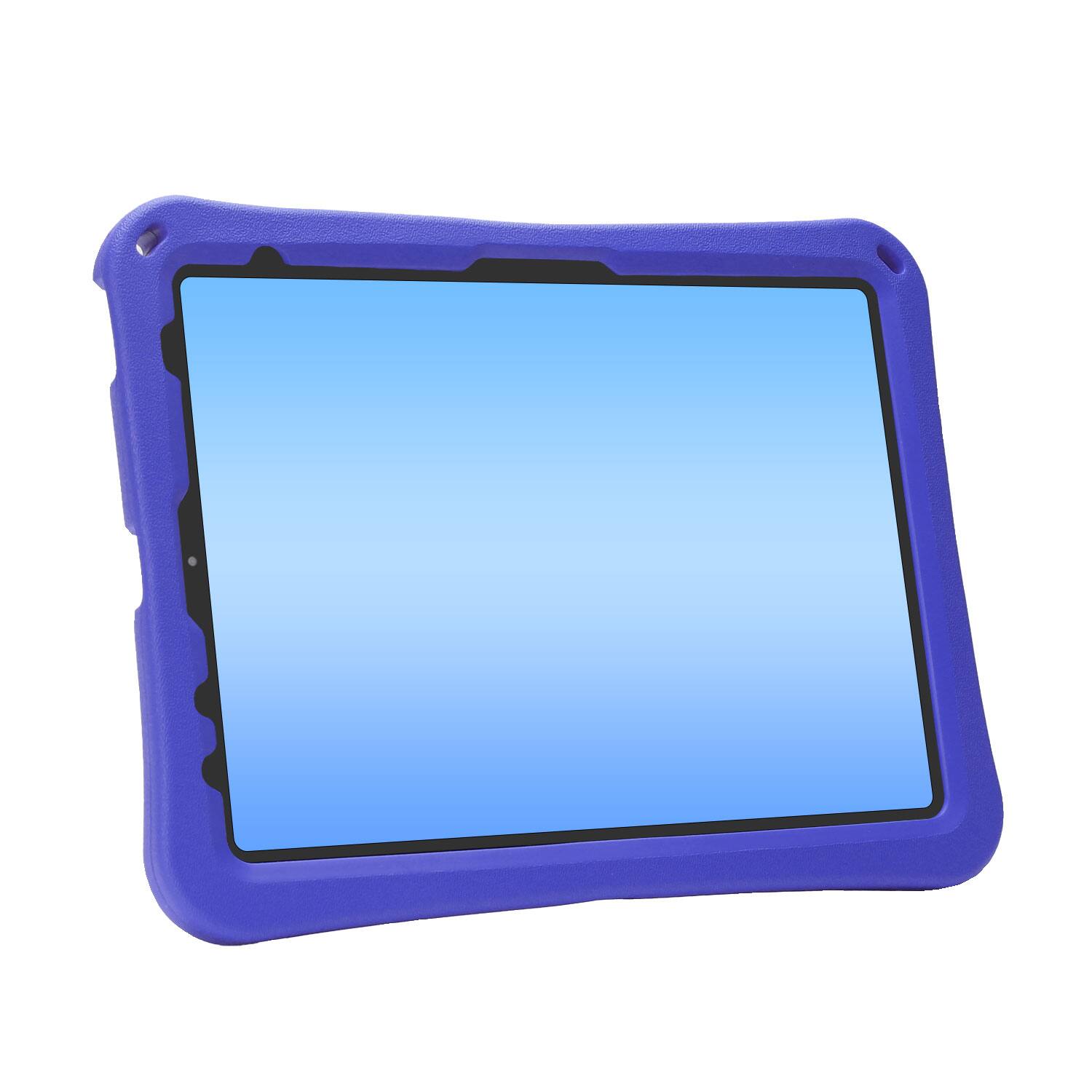 Alt View 2. Dteck - for Apple iPad Air (M4) 11" 2026/(M3) 2025/(M2) 2024 Rugged Case,Shockproof Heavy Duty EVA Cover with Rotating Stand - Purple.