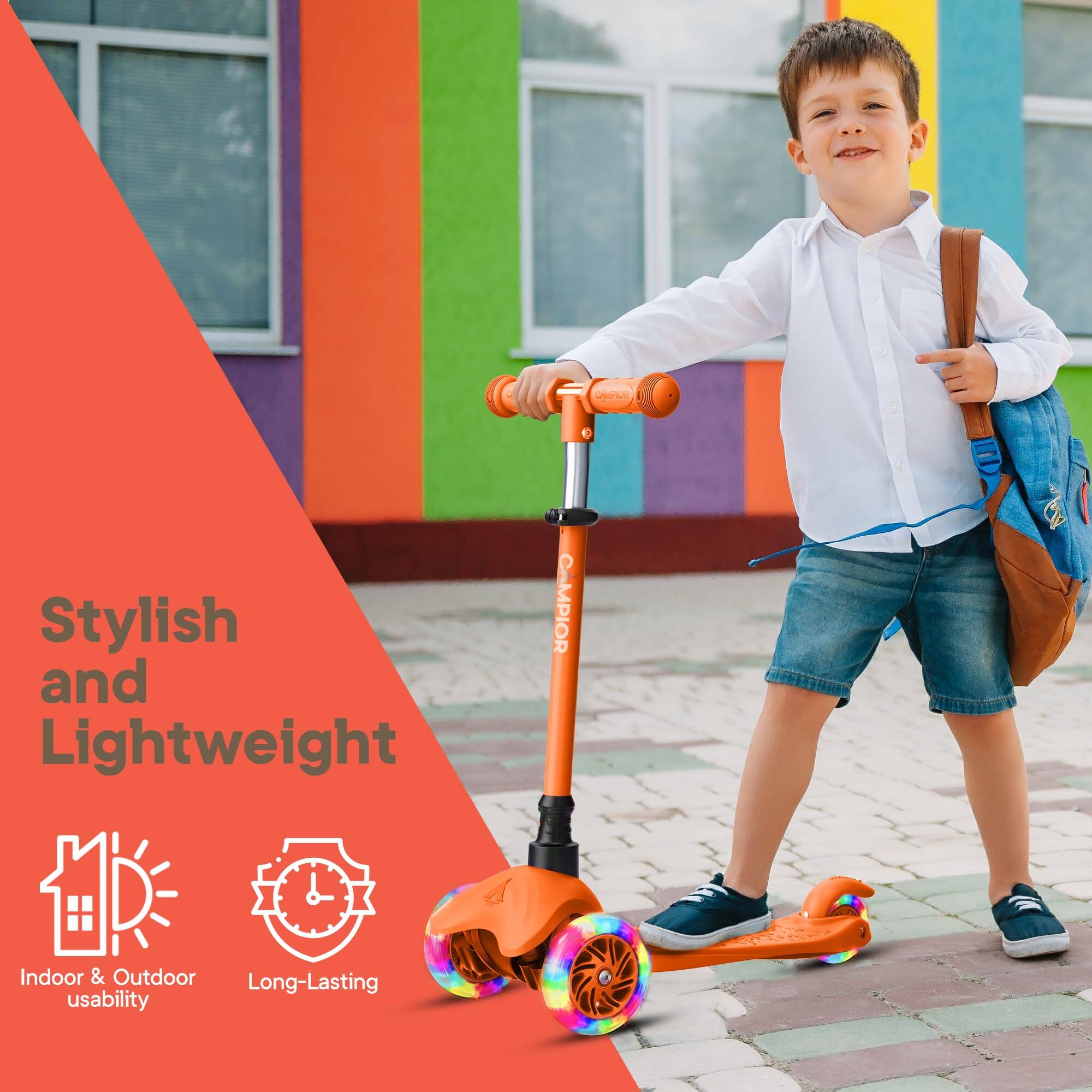 Stylish and Lightweight  
CAMPION  
Indoor & Outdoor usability  
Long-Lasting