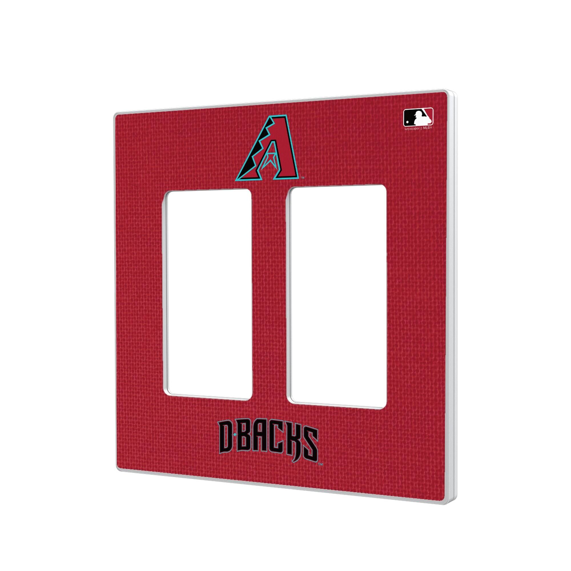 Keyscaper - Arizona Diamondbacks Solid Double Rocker Light Switch Plate - Multicolor price history on PriceWatchPro