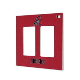 Keyscaper - Arizona Diamondbacks Solid Double Rocker Light Switch Plate - Multicolor