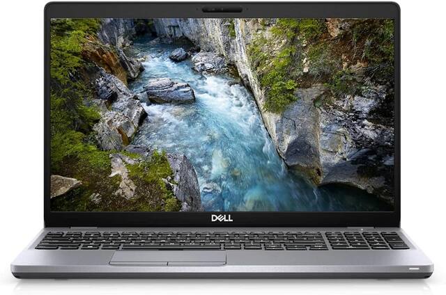 Front. Dell - PRECISION 3550 15.5" INTEL CORE I7-10610U - 64GB RAM, 1TB SSD - Touchscreen, Windows 11 Pro.