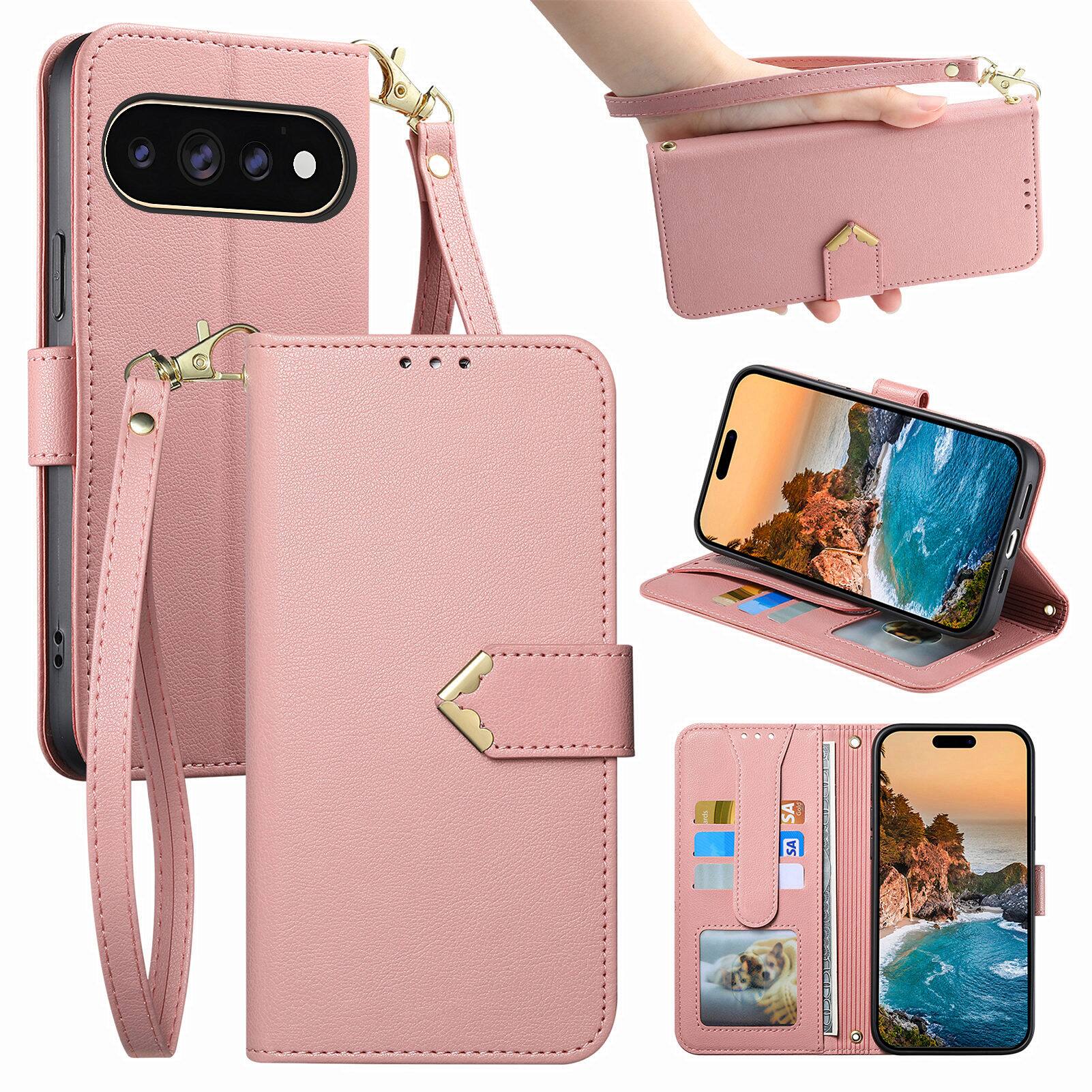 Dteck Leather Wallet Case for Google Pixel 11 Pro XL with Crossbody ...