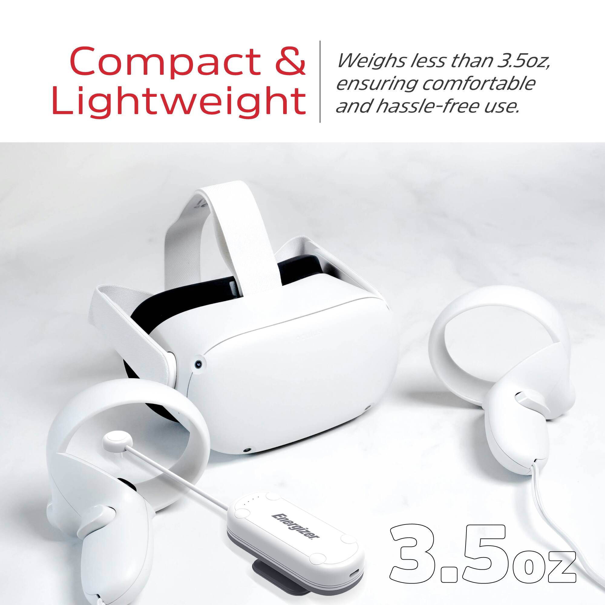 Compact & Lightweight: Ensuring comfortable and hassle-free use. Energizer 3.5oz.