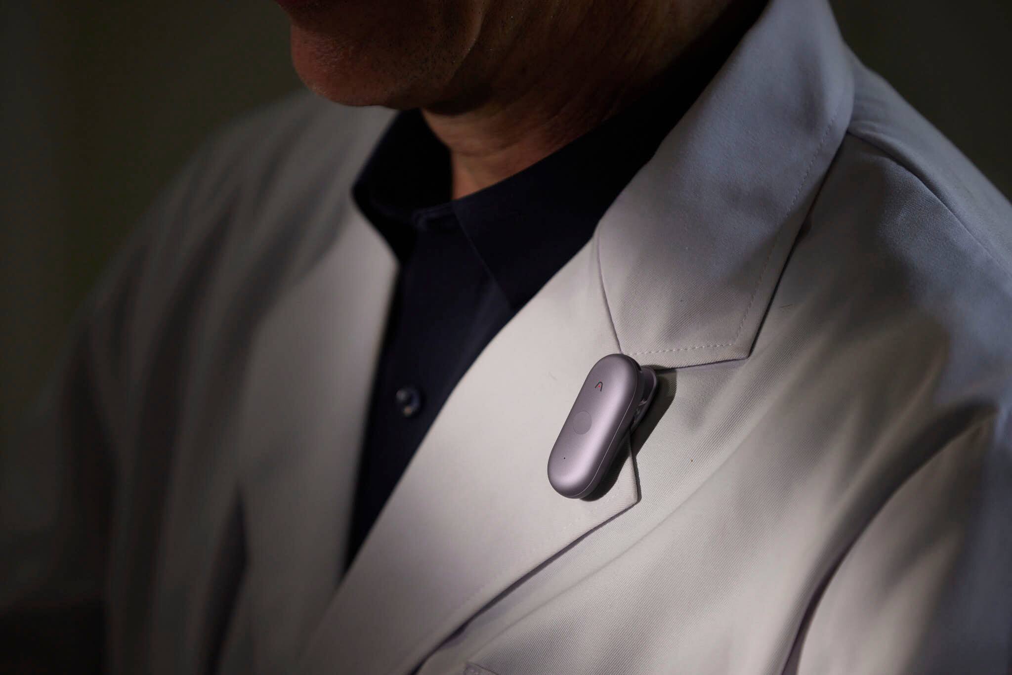 Alt View 12. PLAUD - NotePin S Smart AI Voice/Audio Recorder - Purple.