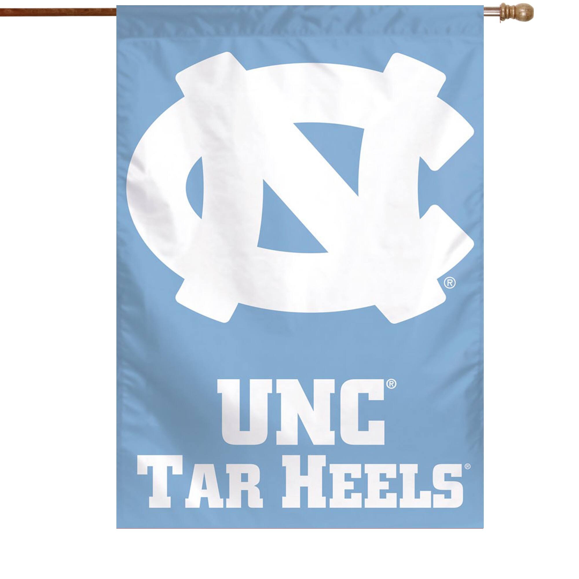 WinCraft - North Carolina Tar Heels 28" x 40" Full Name House Flag - Multicolor