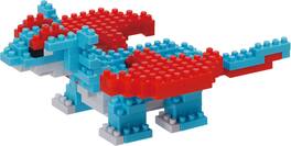 Bandai - Nanoblock - Pokemon Series - Salamence Building Kit - COLLECTIBLES - Multicolor