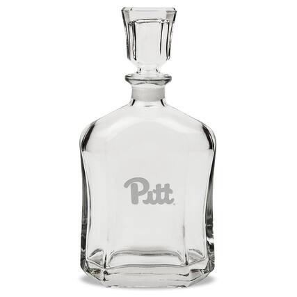 Front. Jardine - Pitt Panthers 23.75oz. Crystal Decanter - Multicolor.
