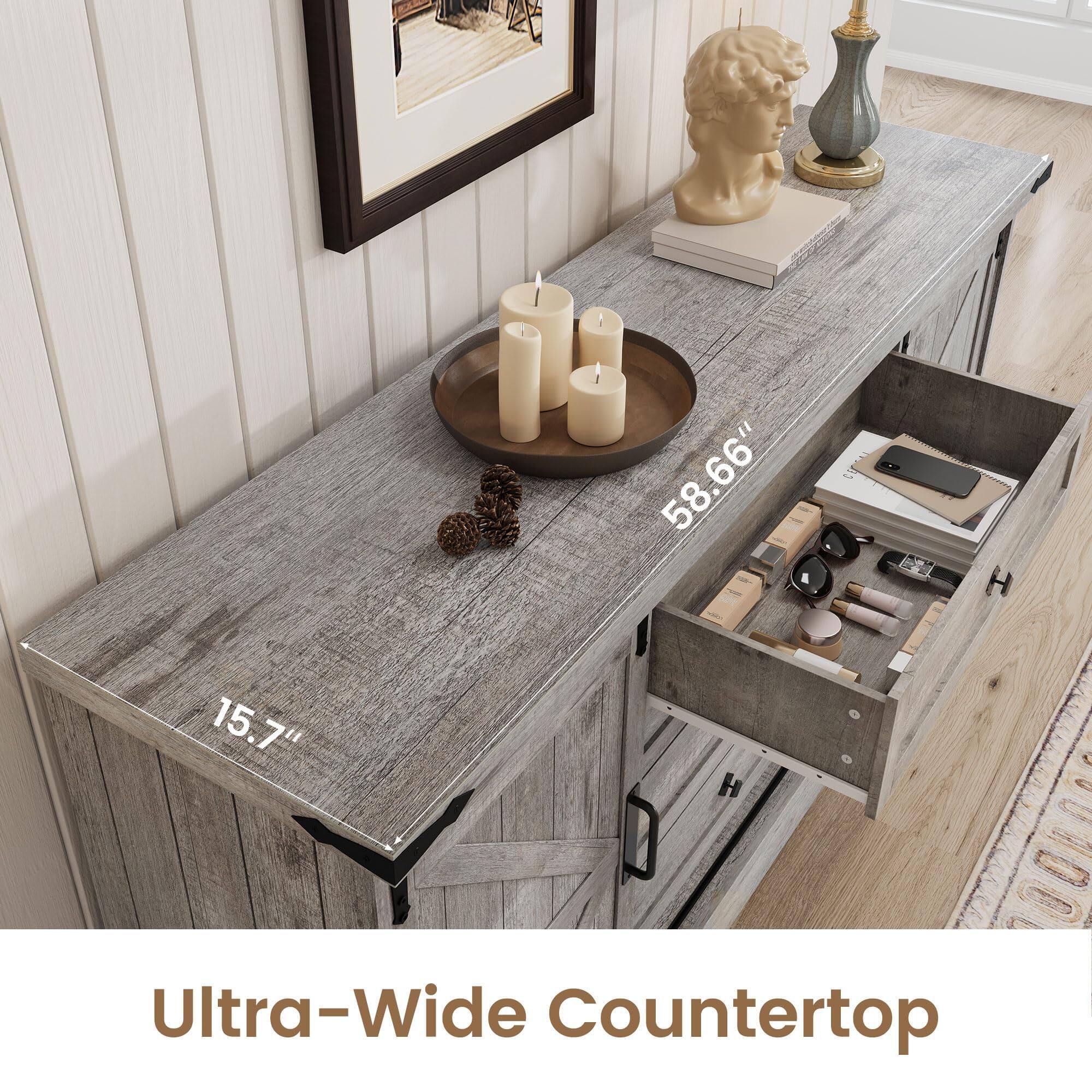 Ultra-Wide Countertop

58.66" W x 15.7" H