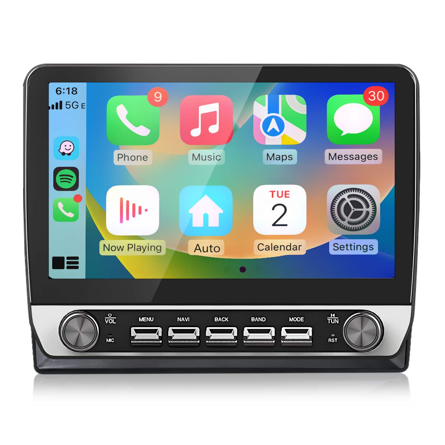 Junsun - 10.1" 1+32GB Android 15 carplay Car Radio Stereo For 2007-2016 Jeep Wrangler JK GPS Navi WIFI RDS SWC FM BT - Black