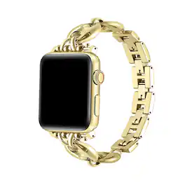 Posh Tech - Poppy Stainless Steel Link Band for Apple Watch - Gold