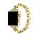 Front. Posh Tech - Poppy Stainless Steel Link Band for Apple Watch - Gold.