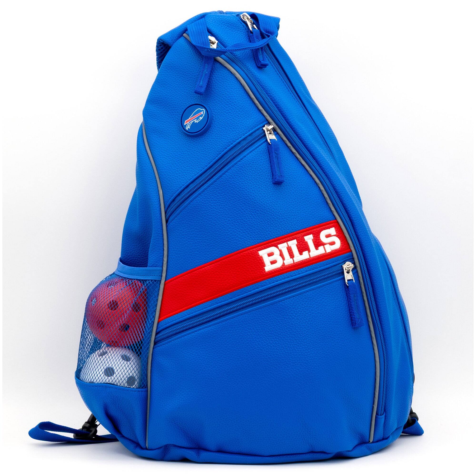 Alt View 3. Team Golf - Buffalo Bills Embroidered Team Pickleball Backpack - Multicolor.