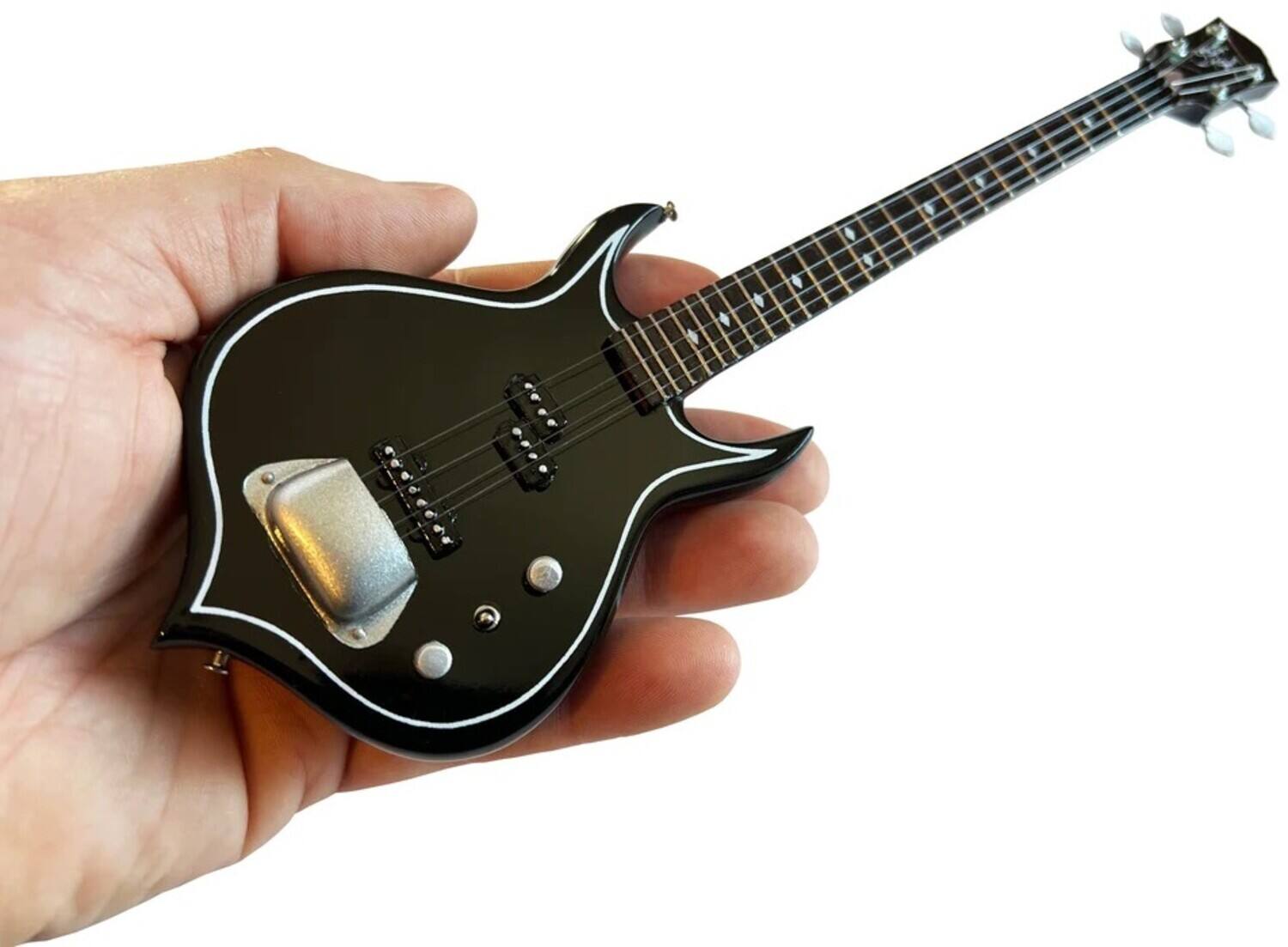 Alt View 4. Axe Heaven - Axe Heaven -Gene Simmons - Gene Simmons Kiss Signature Punisher Mini Bass Guitar Replica Collectible - Collectibles - Multicolor.