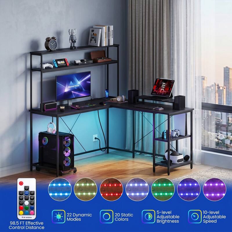 FALCN SRS Abstract Vision  
- 98.5 FT Effective Control Distance  
- 22 Dynamic Modes  
- 20 Static Colors  
- 5-level Adjustable Brightness  
- 10-level Adjustable Speed