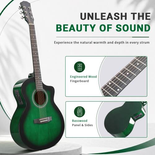 UNLEASH THE BEAUTY OF SOUND

Experience the natural warmth and depth in every strum

Engineered Wood Fingerboard

Basswood Panel & Sides