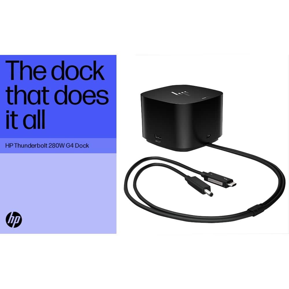 HP Thunderbolt Dock 280W G4◆HSN-IX03 Amazon.com: HP Thunderbolt Dock 280W G4 w/Combo Cable
