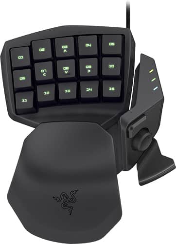 Front. Razer - Tartarus Gaming Keypad - Black.