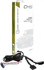 Front. iDataStart - T-Harness for Select Chrysler, Dodge, Jeep, and Ram Vehicles - Black.