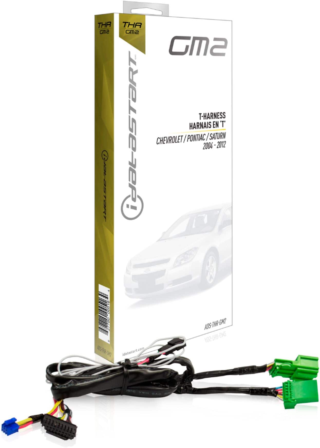 iDataStart - T-Harness for Select Chevrolet, Pontiac and Saturn Vehicles - Black - Front_Zoom