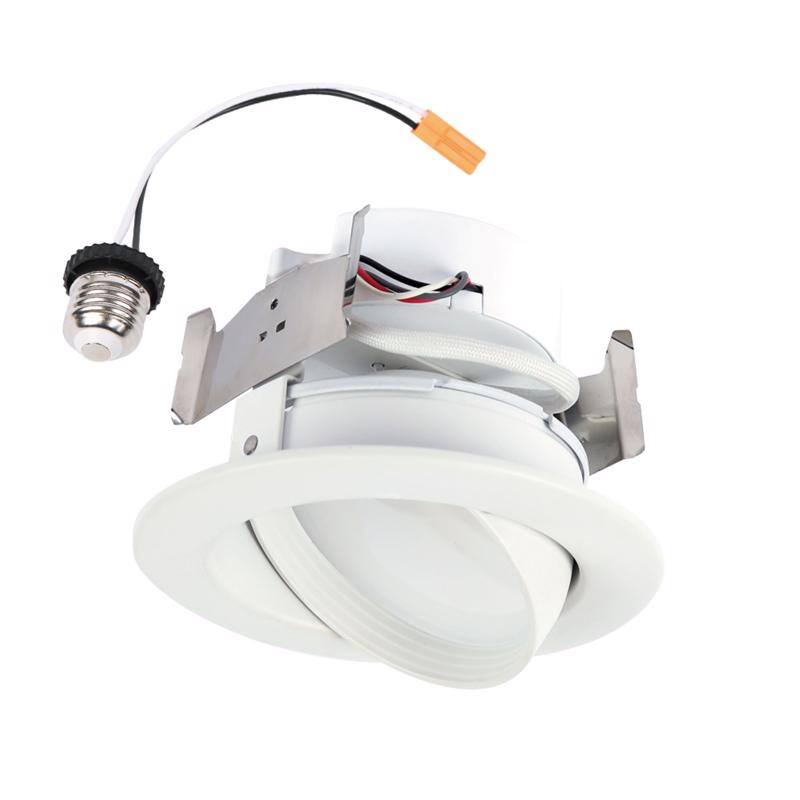 Angle. Halo - Halo White 4 in. W LED Recessed Lighting Gimbal 8.8 W.