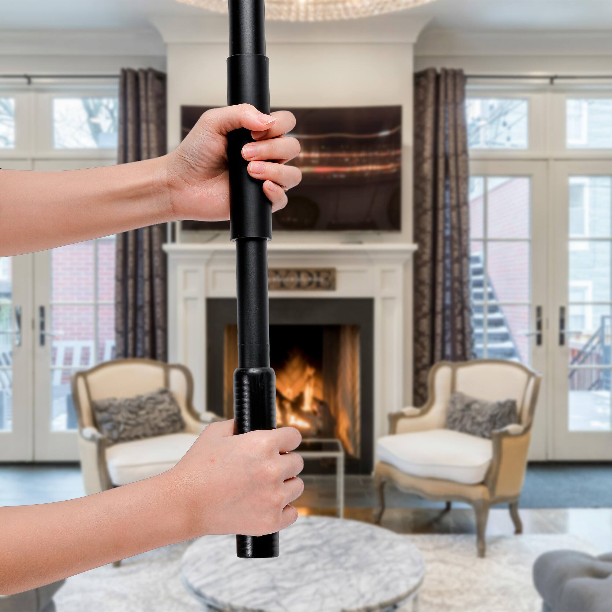 Left. Pursonic - Pursonic Ultimate Home Cleaning Bundle – Rechargeable Scalable Scrubber Brush + Automatic Toilet Bowl Cleaner Tablets.