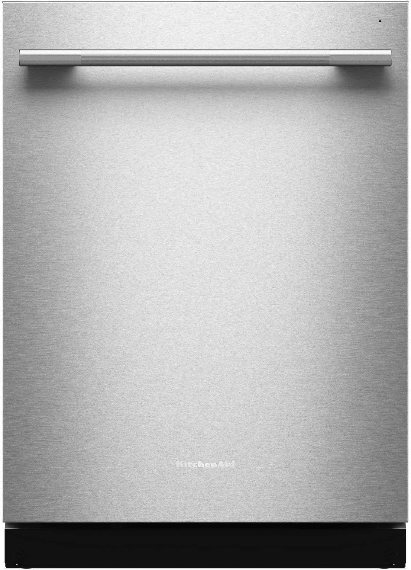 KitchenAid - 24" Top Control Built-In Dishwasher with Third Level Utensil Rack and 47 dBA - Stainless Steel - Front_Zoom