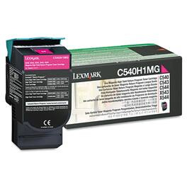 Lexmark - C540H1MG 2000 Page-Yield Return Program High-Yield Toner - Magenta