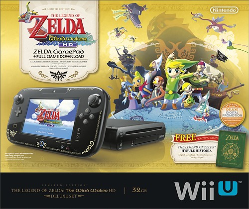 Monetario Estallar paquete Best Buy: Nintendo Wii U Deluxe Set with The Wind Waker WUPSKAFL